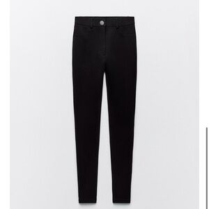 Zara black high rise jeggings XXL new with tags